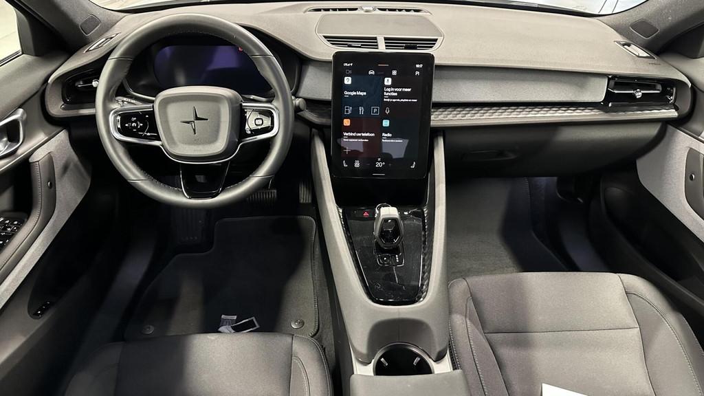 Polestar 2 Long Range Single Motor|SOH 92 %| 78 kWh 360 CAME, Auto's, Polestar, Polestar 2, Stof, Gebruikt, Zwart