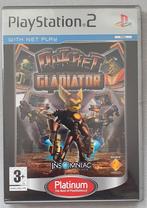 Playstation 2 Ratchet Gladiator Platinum, Avontuur en Actie, 1 speler, Ophalen of Verzenden, Zo goed als nieuw