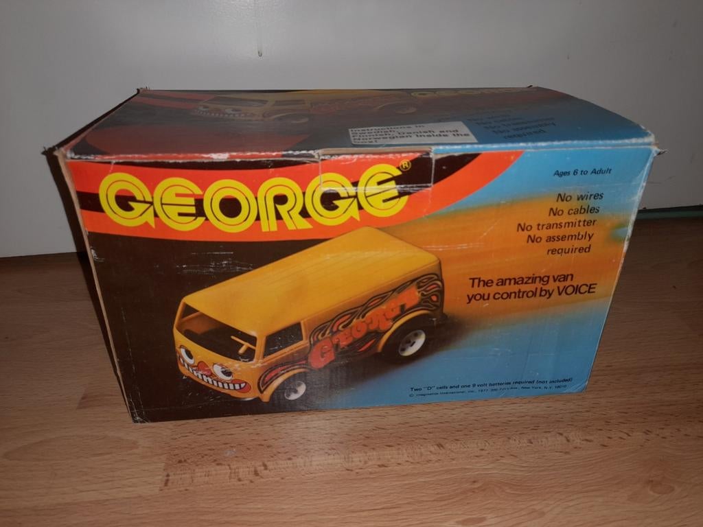 George VW Bus - Vintage Speelgoed, Antiek en Kunst, Antiek | Speelgoed, Ophalen of Verzenden