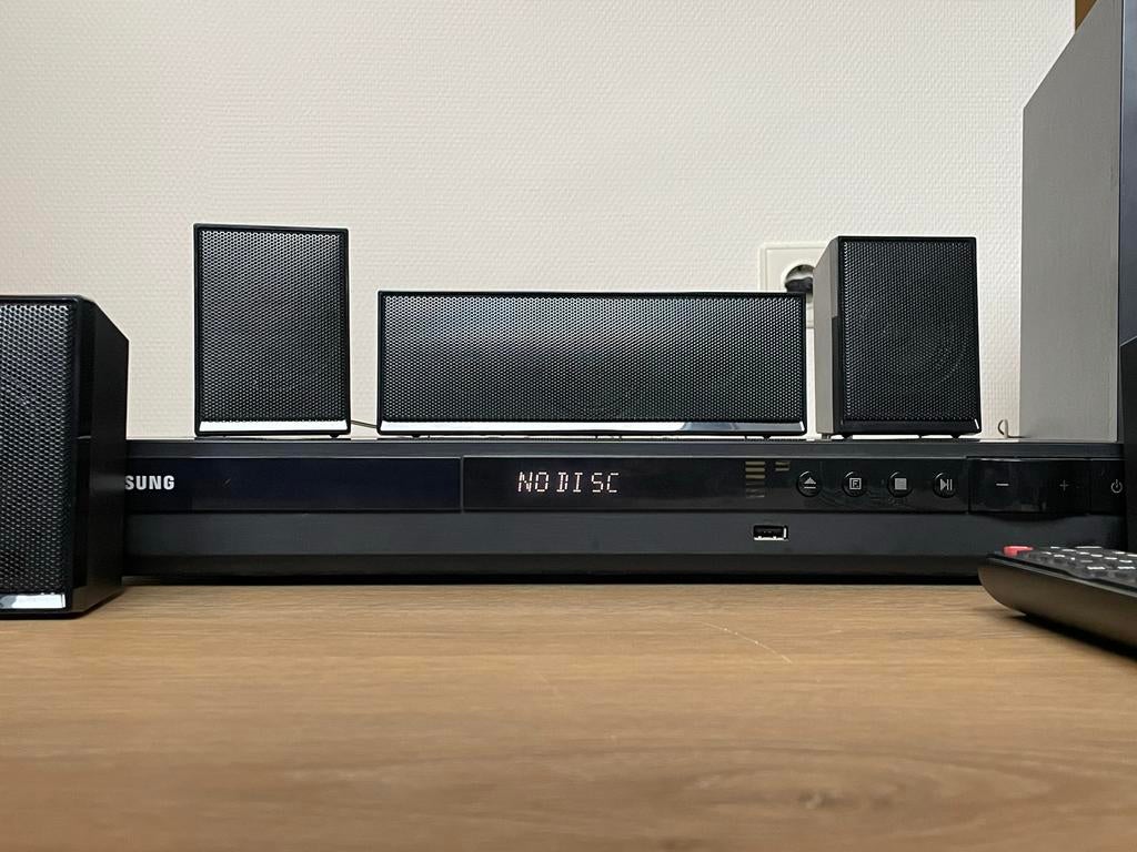 Samsung Home Cinema Set 5.1, Audio, Tv en Foto, Home Cinema-sets, Blu-ray-speler, Zo goed als nieuw, 5.1-systeem, Ophalen