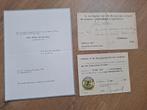 Persoonlijke documenten HAL kapitein Van der Sluijs, Verzenden, Gebruikt, Kaart, Foto of Prent