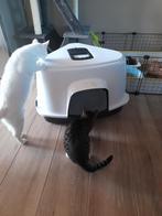 Hoek  kattenbak, Ophalen, Gebruikt