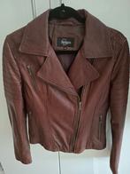 Leren jas, Kleding | Dames, Jassen | Zomer, Ophalen, Zo goed als nieuw, Maat 38/40 (M), Bruin