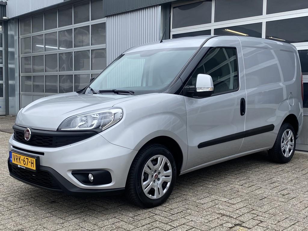 Fiat Doblò Cargo 1.3 MJ L1H1 SX Btw en Bpm vrij Airco Cruis, Voorwielaandrijving, Euro 5, Stof, Gebruikt
