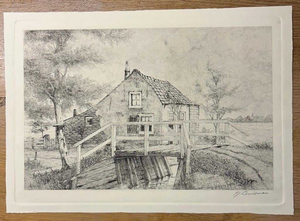 5 gesigneerde etsen   ---   Gratis verzending, Ophalen of Verzenden