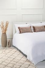 Dekbedovertrek met klittenband 100%katoen 200 x 220cm + 20cm, Contact@kesselshometextiles.nl, Wit, Ophalen of Verzenden, Amsterdamsestraatweg 45-D, 1411 AX Naarden