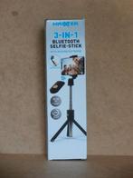 Maxxter Bluetooth selfie-stick 3-in-1 mobile tripod 20-70 cm, Ophalen of Verzenden, Nieuw, Auto