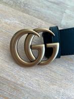 Gucci riem met dubbele G gesp, Kleding | Dames, Tailleriem, Ophalen of Verzenden, Zo goed als nieuw, 3 tot 5 cm