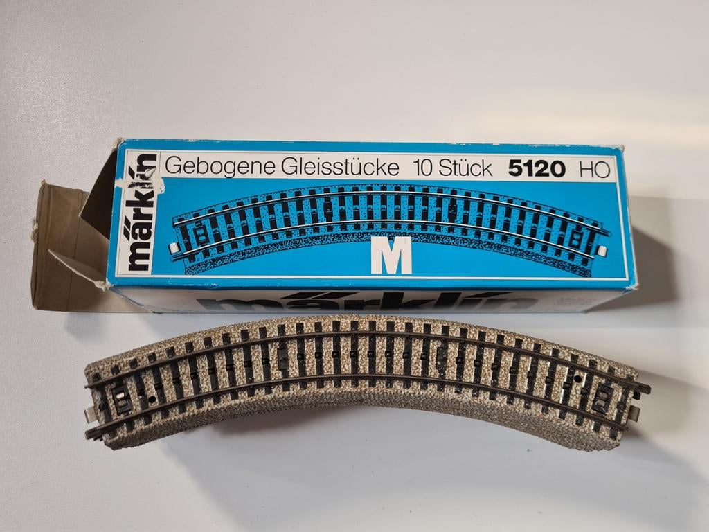 Marklin m rails 5120, Wisselstroom, Gebruikt, Rails, Ophalen of Verzenden