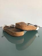 Birkenstock 39 Piazza witte slippers | Gratis verzenden, Slippers, Verzenden, Wit, Zo goed als nieuw