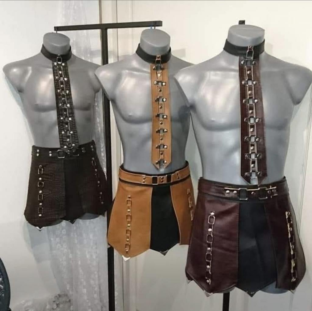 Kinky heren rok. Echt leer. Bitch.  Wasteland.  Toxic, Ophalen of Verzenden, Nieuw