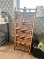 Rotan / rattan kastjes met lades, Ophalen, Overige materialen, Minder dan 50 cm, Gebruikt