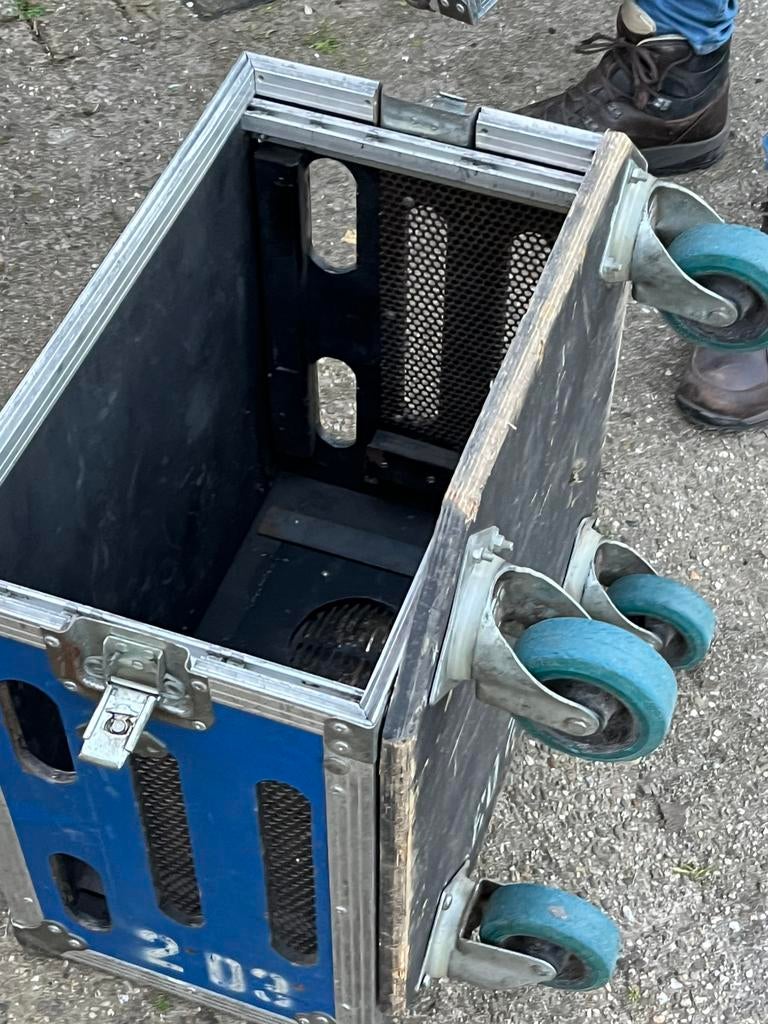 Top 19” 6HE rackje flightcase, Ophalen of Verzenden, Zo goed als nieuw, Overige instrumenten, Flightcase