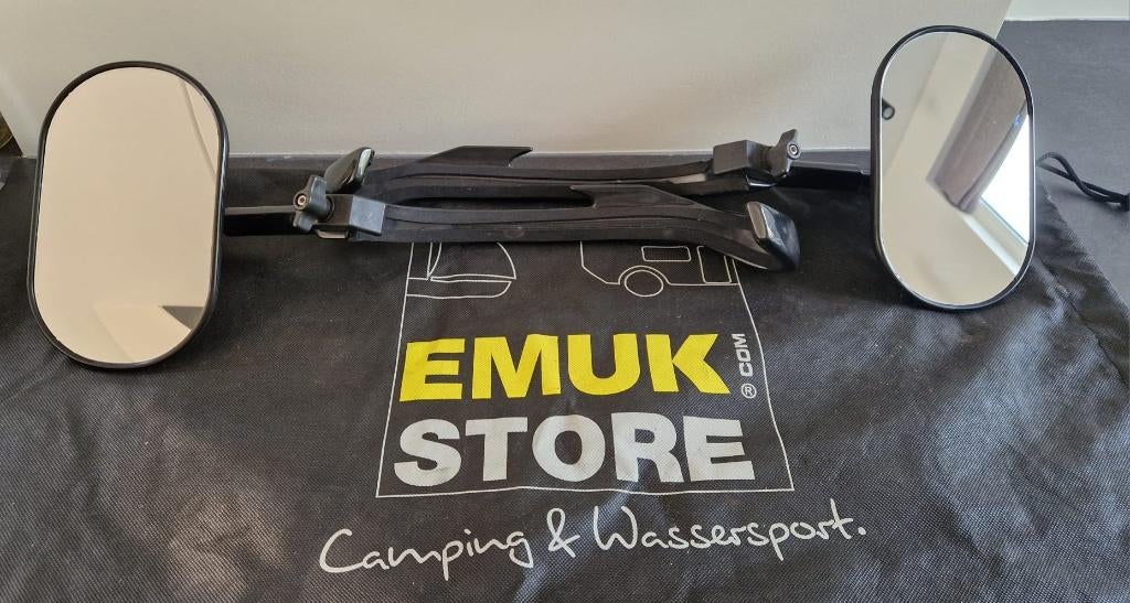 EMUK (100303) caravanspiegels Renault Kadjar (2018 - heden), Caravans en Kamperen, Ophalen, Zo goed als nieuw