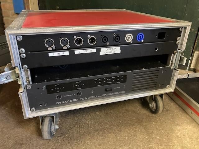 Dynacord PCA 2250 PA versterker, Ophalen of Verzenden, Gebruikt, 120 watt of meer, Overige merken