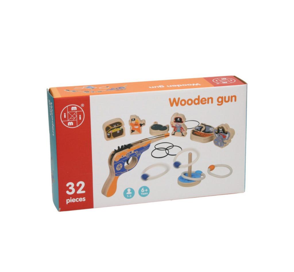 10x Houten Speelgoed Pistool Set - Partijverkoop, Ophalen of Verzenden, Nieuw, Jongen of Meisje