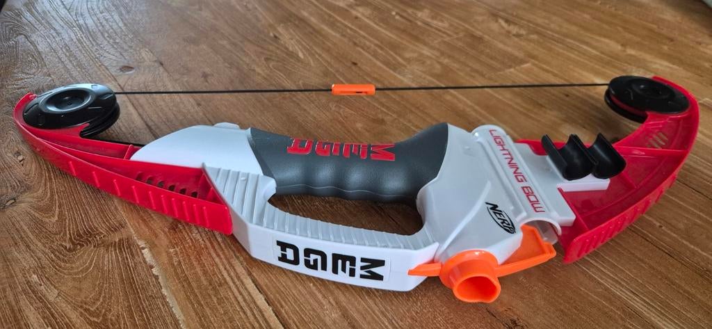 Nerf N-Strike Mega Lightning Bow, Ophalen of Verzenden, Zo goed als nieuw