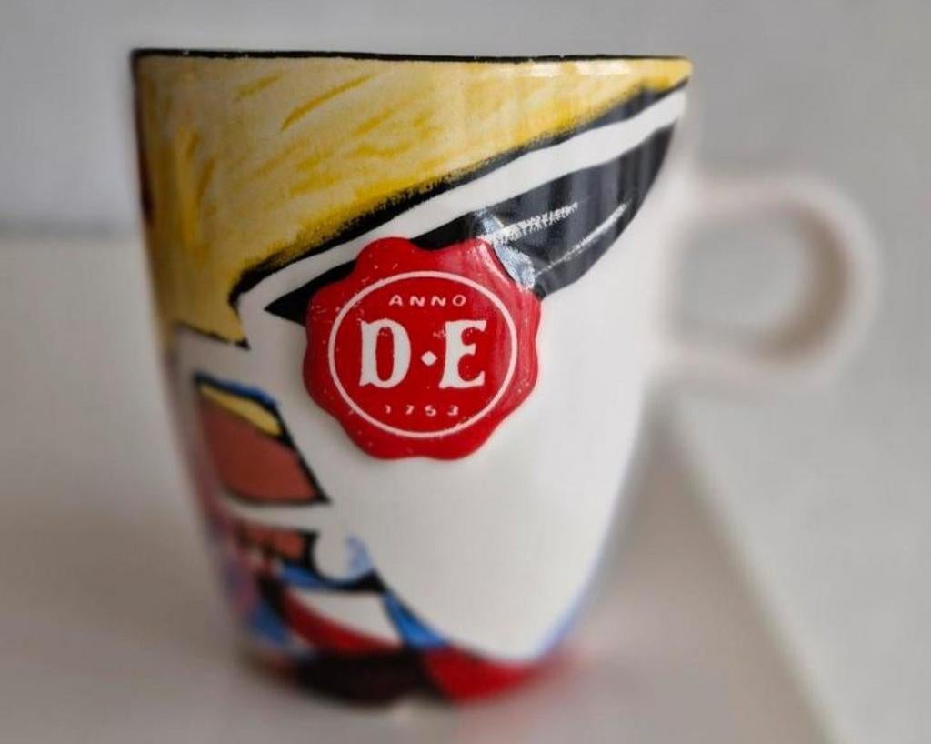 Douwe Egberts kopje Selwyn Senatori, Ophalen of Verzenden, Zo goed als nieuw, Overige stijlen, Kop(pen) en/of Schotel(s)