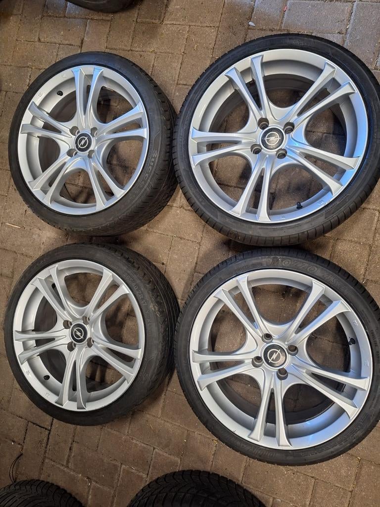 17 inch velgen 4x100, Ophalen, Gebruikt, Banden en Velgen, 17 inch