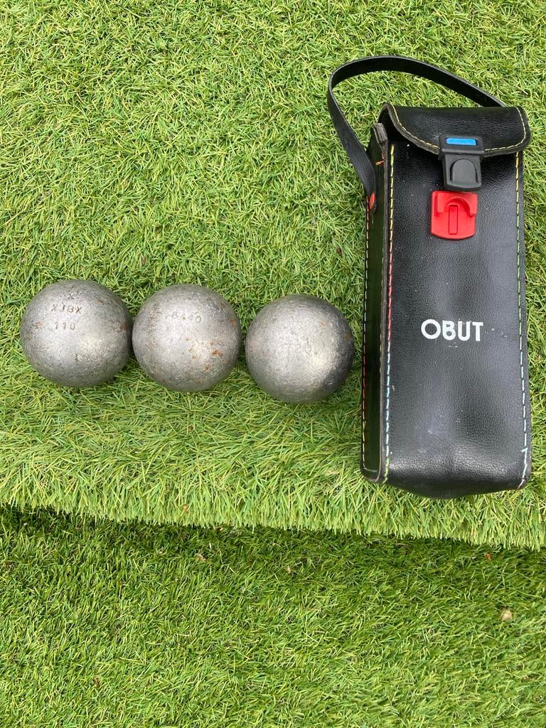 Jeu de boules ballen merk Obut, Ophalen of Verzenden, Gebruikt