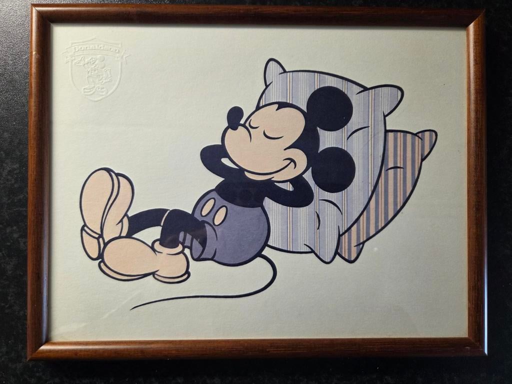 Vintage Donaldson Mickey Mouse, limited edition no. 230, Ophalen of Verzenden, Mickey Mouse, Zo goed als nieuw, Plaatje of Poster