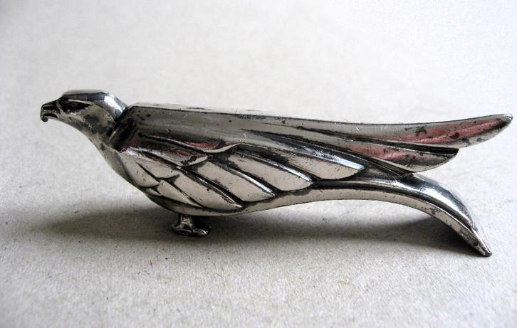 Art deco adelaar verchroomde messenlegger jaren 30, Antiek en Kunst, Antiek | Overige Antiek, Ophalen of Verzenden