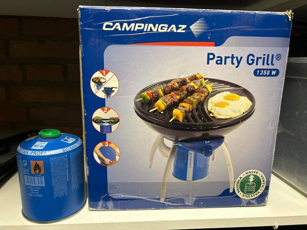 Campingaz Party Grill 1350 W - Compacte Gasbarbecue, Ophalen, Gebruikt