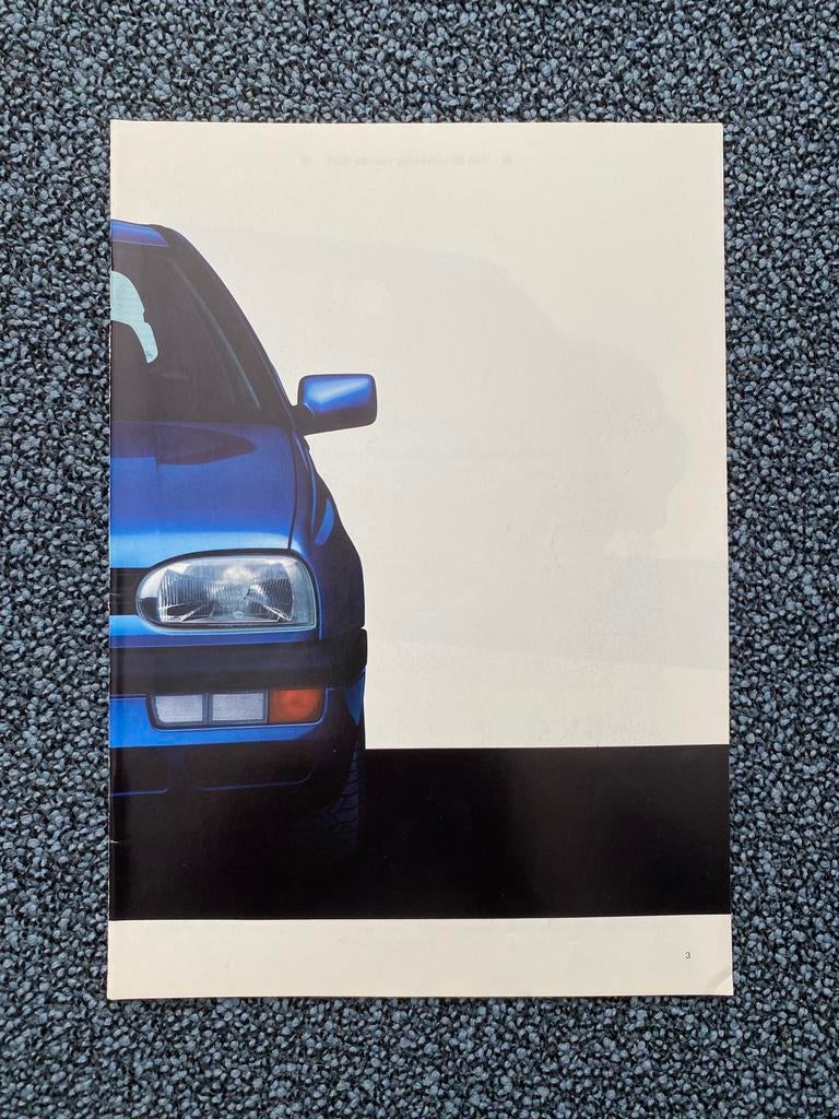 Volkswagen Golf autofolder (zonder jaaraanduiding), Ophalen of Verzenden, Zo goed als nieuw, Volkswagen