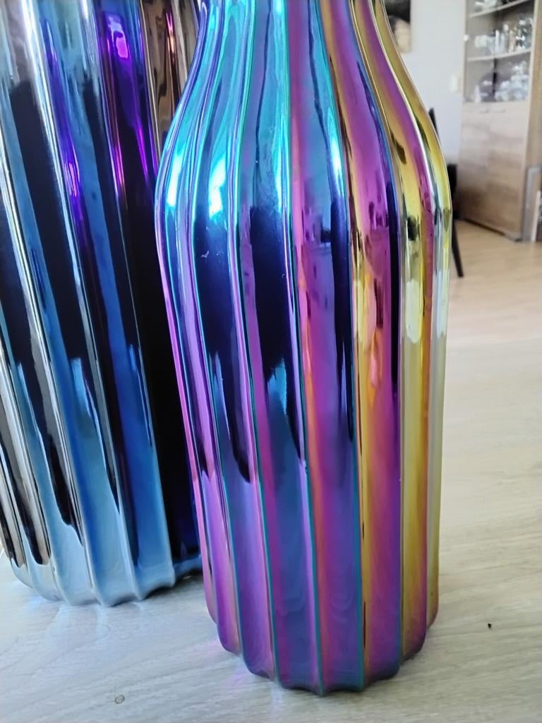 Bloemvazen  39 cm, Huis en Inrichting, Woonaccessoires | Vazen, Overige kleuren, Nieuw, Ophalen of Verzenden, Glas