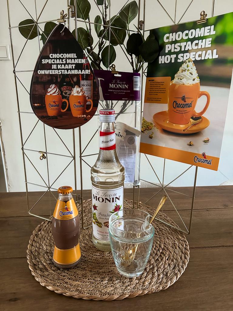 Le sirop monin pistachio pakket  30stuks beschikbaar., Ophalen of Verzenden