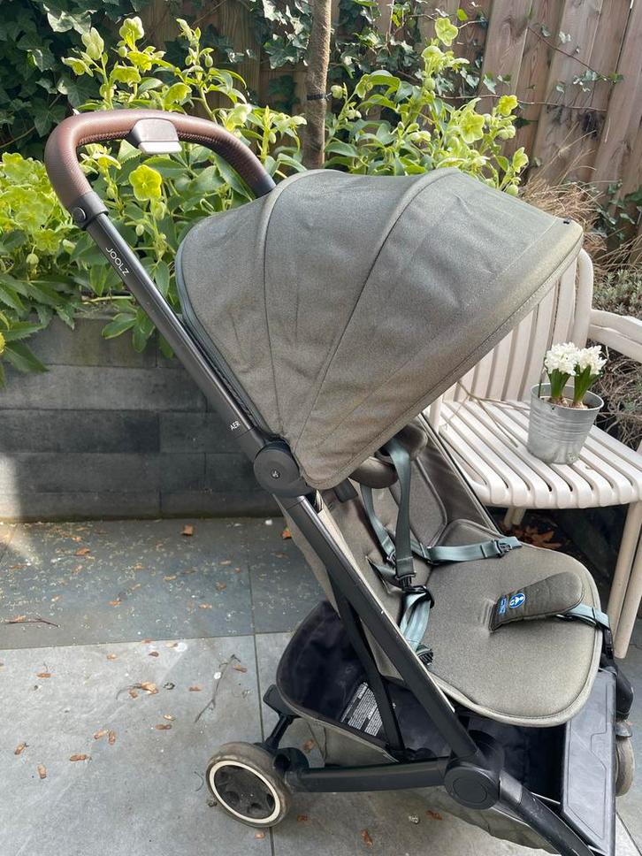 Joolz Aer buggy Mighty Green, Kinderen en Baby's, Buggy's, Zo goed als nieuw, Overige merken, Verstelbare rugleuning, Zonnekap