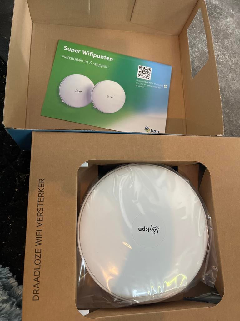 KPN 2 SuperWifi punten nieuw!- Draadloze WiFi versterker, Ophalen of Verzenden, Zo goed als nieuw