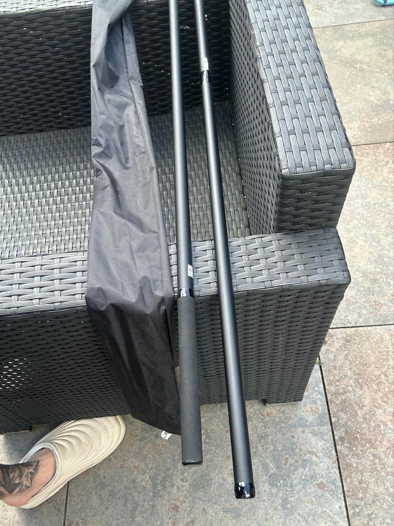 2-delige schepnet steel karpervissen, Ophalen of Verzenden, Gebruikt, Net of Fuik