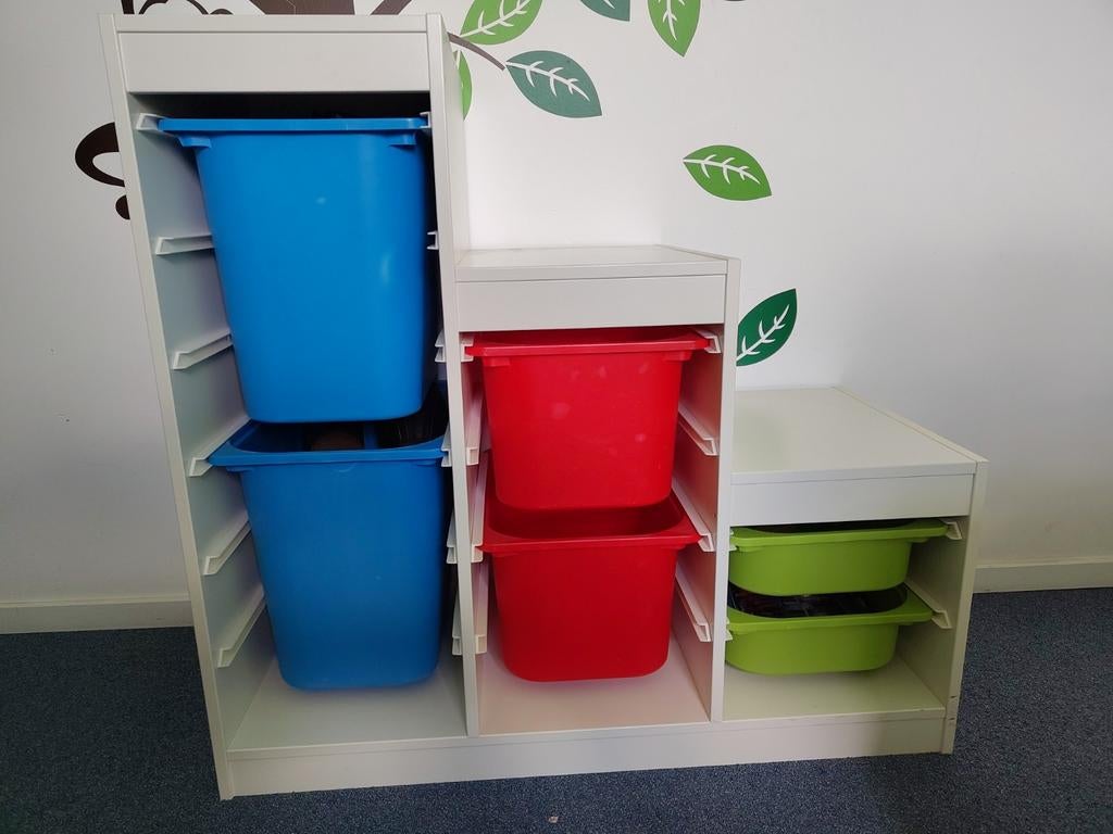 Ikea Trofast kast met bakken - Ideaal voor speelgoed, Kinderen en Baby's, Kinderkamer | Commodes en Kasten, Ophalen, Gebruikt