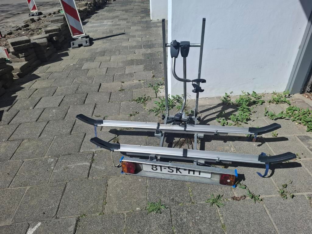 Twinny Load Fietsendrager voor 2 electrische fietsen, Auto diversen, Fietsendragers, Ophalen, 2 fietsen, Gebruikt, Trekhaakdrager