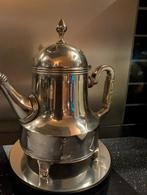 Antieke verzilverd Theepot art deco art nouveau style, Ophalen of Verzenden