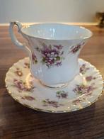 Royal Albert Sweet Violets Kop en Schotel -, Ophalen of Verzenden