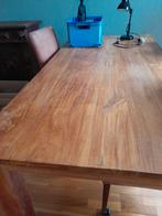 Robuuste eettafel 200 x 99 cm met 6 stoelen, Ophalen, Gebruikt