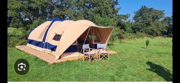 Opblaasbare tent wildernis tenten, Caravans en Kamperen, Tenten, tot en met 5, Gebruikt, Ophalen of Verzenden