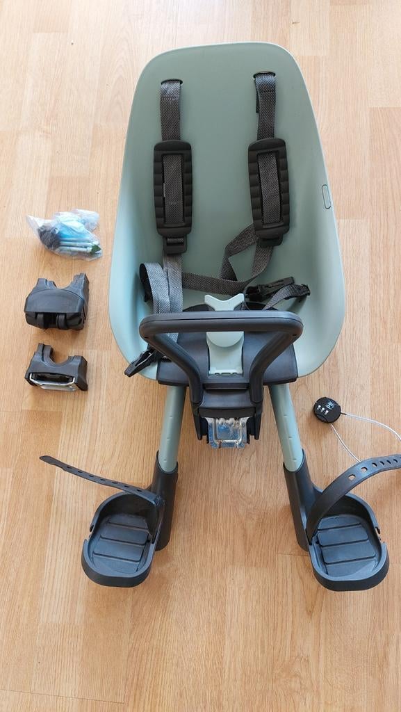 Iki urban fietsstoeltje voorop, Ophalen, Zo goed als nieuw, Voetsteuntjes