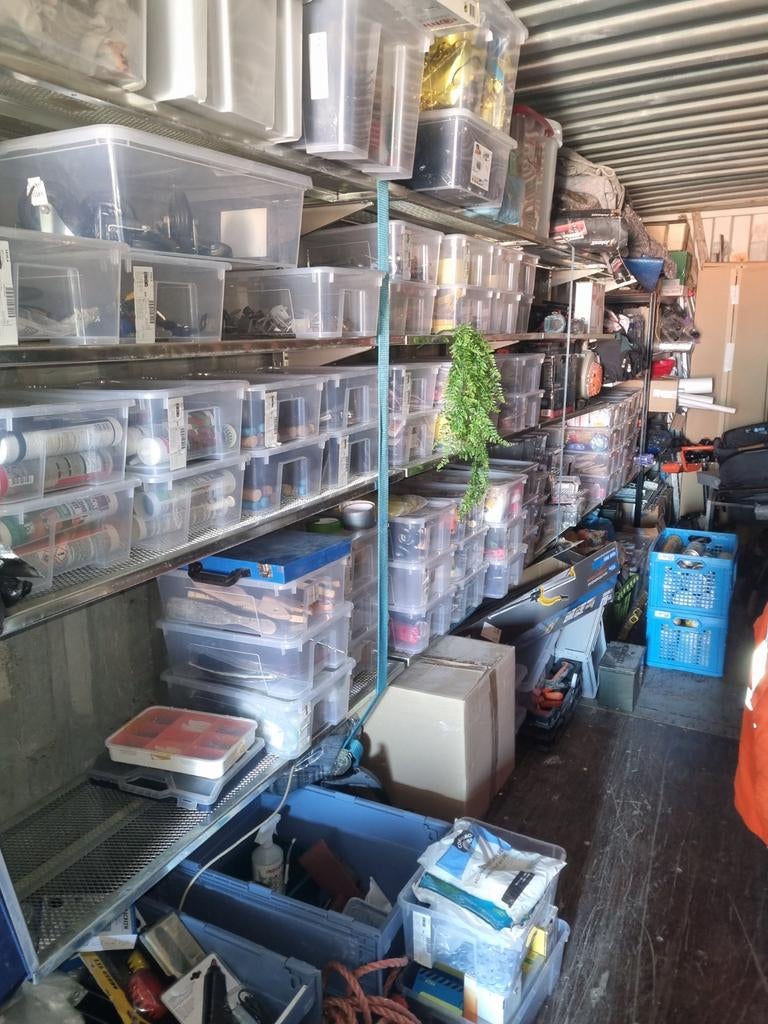 Ikea Broder stelling 6 meter breed, Ophalen