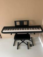 Yamaha P-45 Digitaal Piano met Vonyx Steun en Stoel, Muziek en Instrumenten, Piano's, Ophalen, Zwart, Digitaal, Zo goed als nieuw