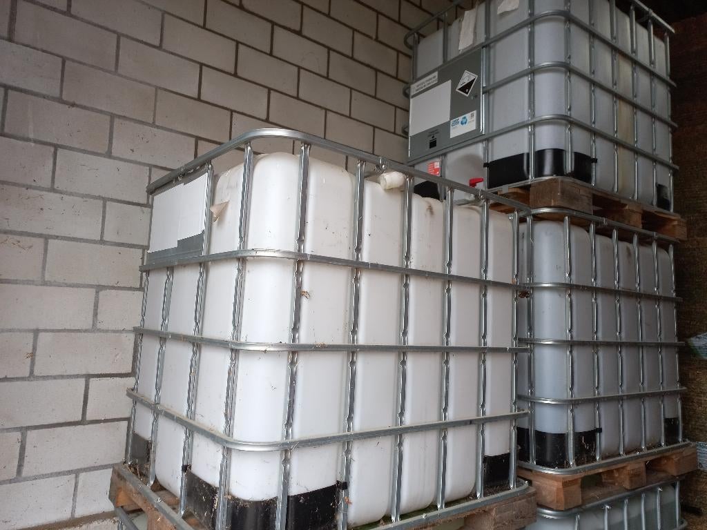 IBC 1000 LITER, Tuin en Terras, Regentonnen, Kunststof, Met kraantje, 150 liter of meer, Ophalen of Verzenden