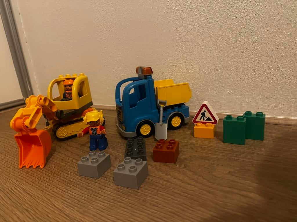 Duplo 10812 Rupsband Graafmachine, Ophalen of Verzenden, Zo goed als nieuw, Duplo