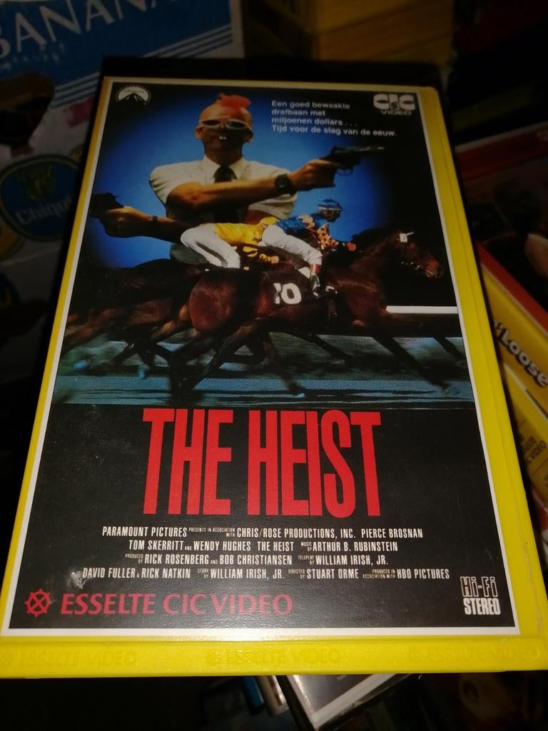 VHS ex-rental - The Heist, Cd's en Dvd's, VHS | Film, Vanaf 16 jaar, Ophalen of Verzenden, Gebruikt, Horror