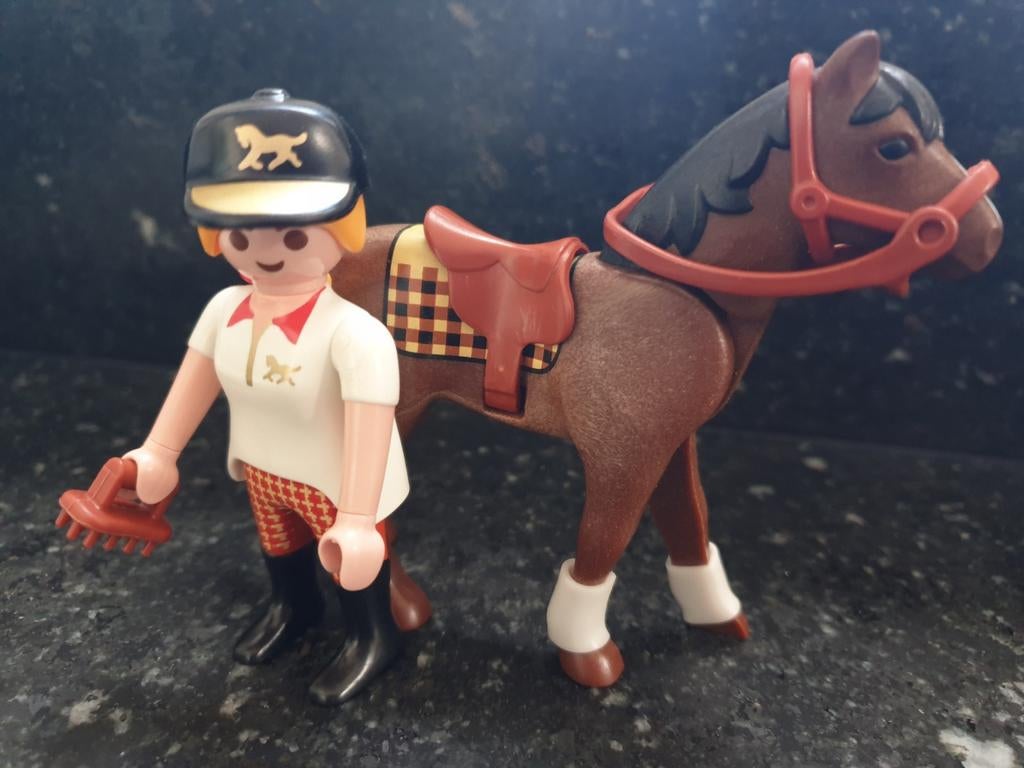 Playmobil 4192 Amazone met paard, Ophalen of Verzenden, Zo goed als nieuw, Complete set