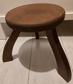 Antiek eiken (melkkrukje) bloemenkrukje, Antiek en Kunst, Ophalen of Verzenden