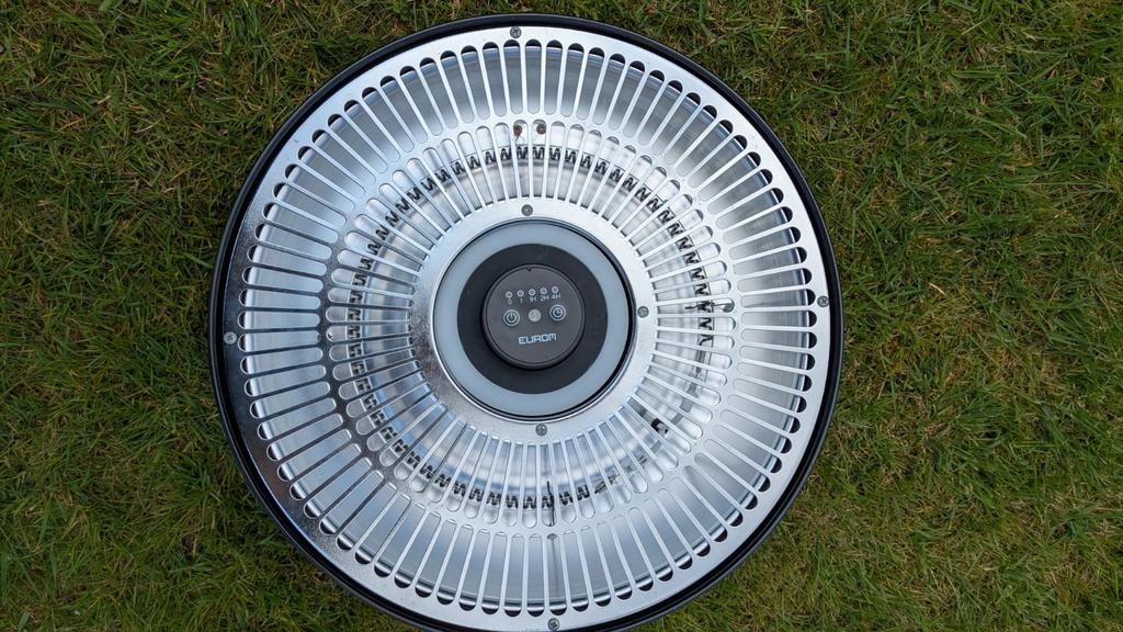 Eurom Partytent Terrasverwarming 1500W - Ø 40cm, Plafond, Gebruikt, Waterbestendig, Ophalen