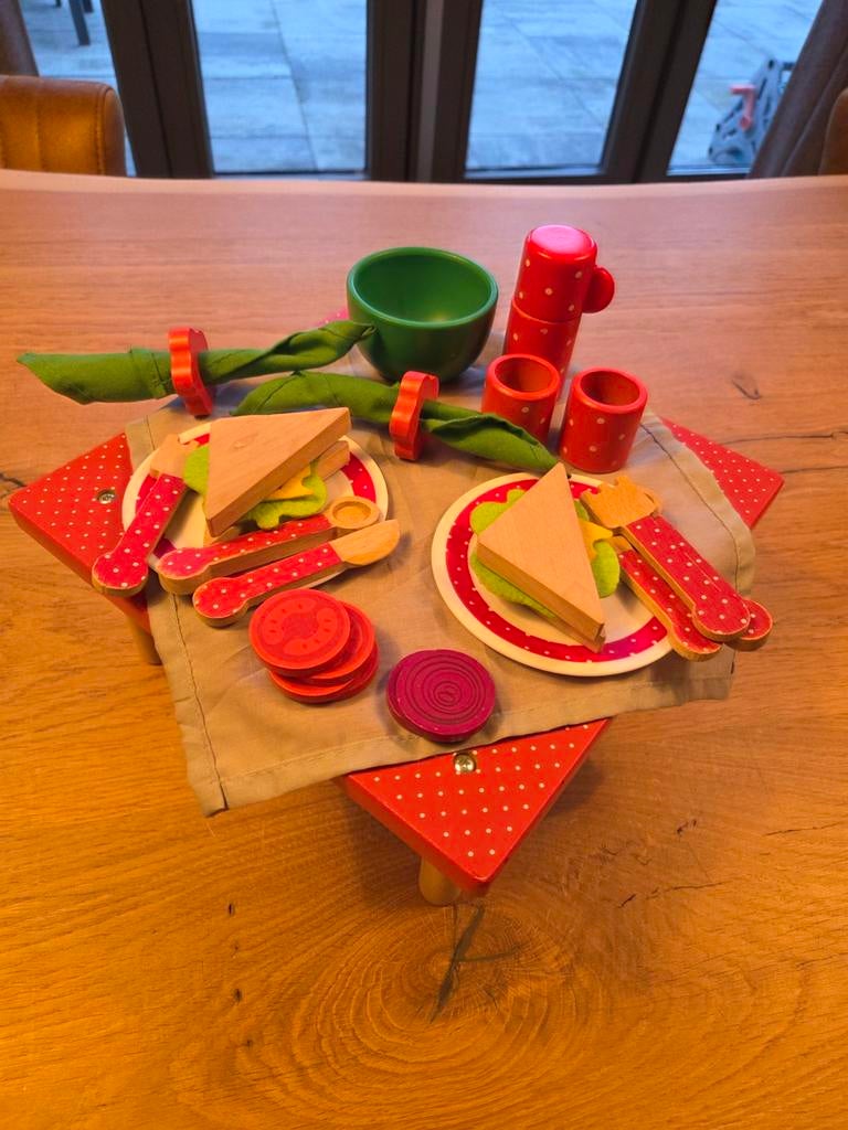 Houten picknicksetje Lidl, Ophalen, Gebruikt, Jongen of Meisje