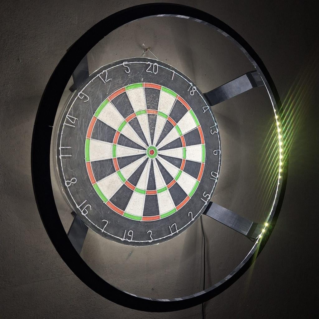 Dartbord verlichting LED 360 dart Ring, Ophalen of Verzenden, Nieuw, Dartbord